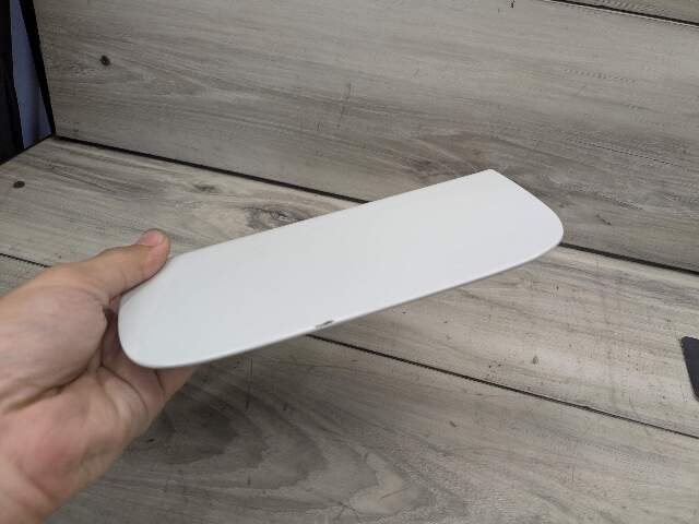 07-13 OEM BMW E70 X5 X5M Rear Fuel Gas Tank Flap Lid Cover Cap White 300