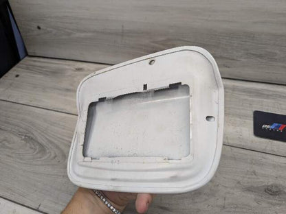07-13 OEM BMW E70 X5 X5M Rear Fuel Gas Tank Flap Lid Cover Cap White 300