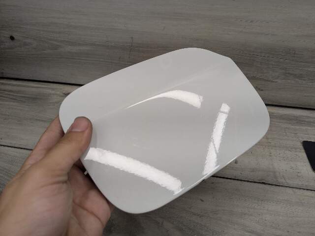 07-13 OEM BMW E70 X5 X5M Rear Fuel Gas Tank Flap Lid Cover Cap White 300