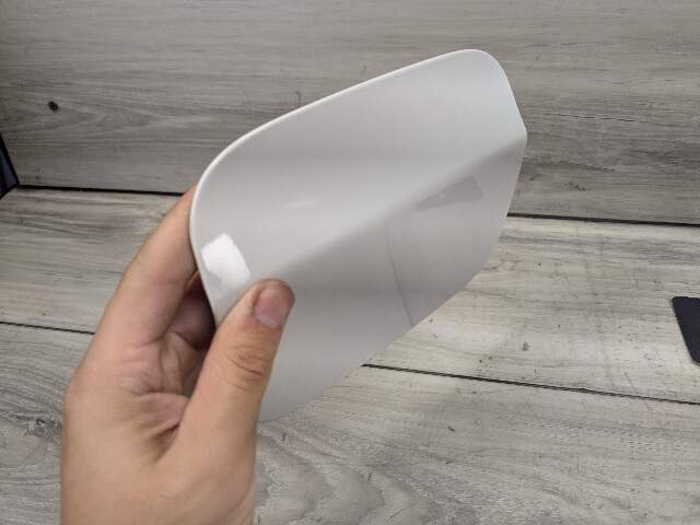 07-13 OEM BMW E70 X5 X5M Rear Fuel Gas Tank Flap Lid Cover Cap White 300