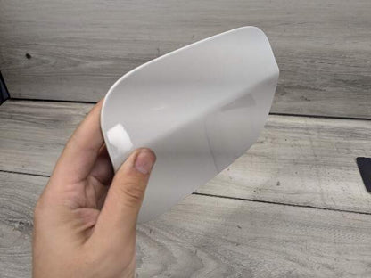 07-13 OEM BMW E70 X5 X5M Rear Fuel Gas Tank Flap Lid Cover Cap White 300
