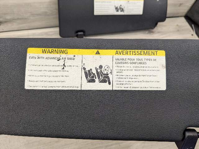 07-13 OEM BMW E70 X5 X5M Front Left Right Interior Sun Visor Black Pair SET