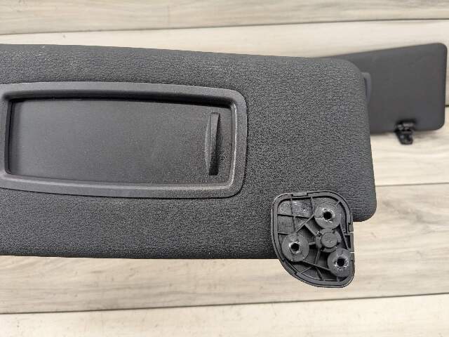 07-13 OEM BMW E70 X5 X5M Front Left Right Interior Sun Visor Black Pair SET