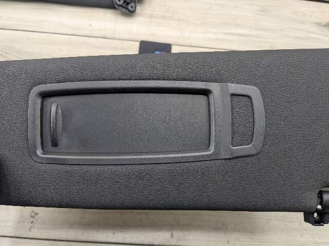 07-13 OEM BMW E70 X5 X5M Front Left Right Interior Sun Visor Black Pair SET