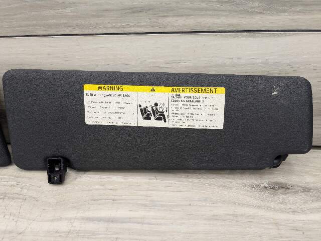 07-13 OEM BMW E70 X5 X5M Front Left Right Interior Sun Visor Black Pair SET