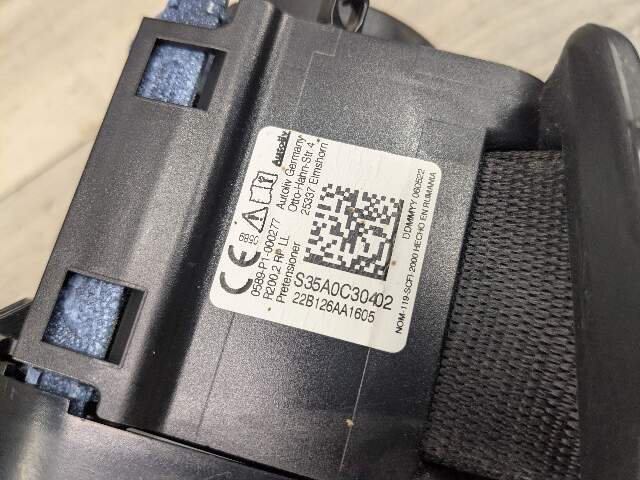 22-24 OEM BMW G26 430 M440 Rear Left Right Seat Belt Seatbelt Retractor Black