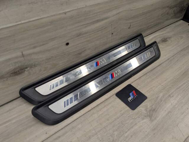19-24 OEM BMW G20 G21 G26 M SPORT Front Left Right Door Sill Plate Molding Trim