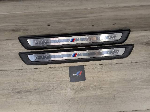 19-24 OEM BMW G20 G21 G26 M SPORT Front Left Right Door Sill Plate Molding Trim