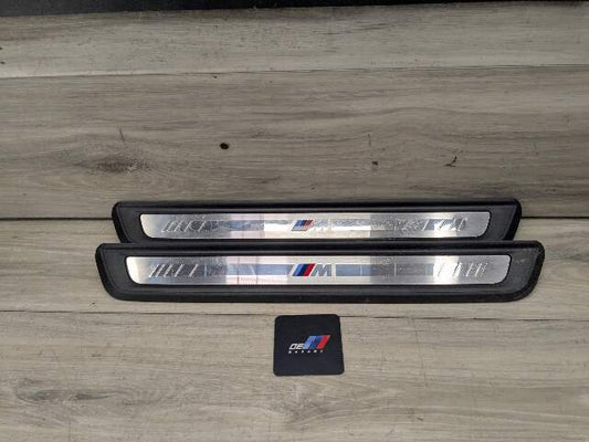 19-24 OEM BMW G20 G21 G26 M SPORT Front Left Right Door Sill Plate Molding Trim