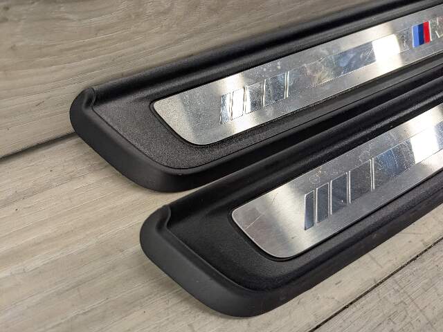 19-24 OEM BMW G20 G21 G26 M SPORT Front Left Right Door Sill Plate Molding Trim
