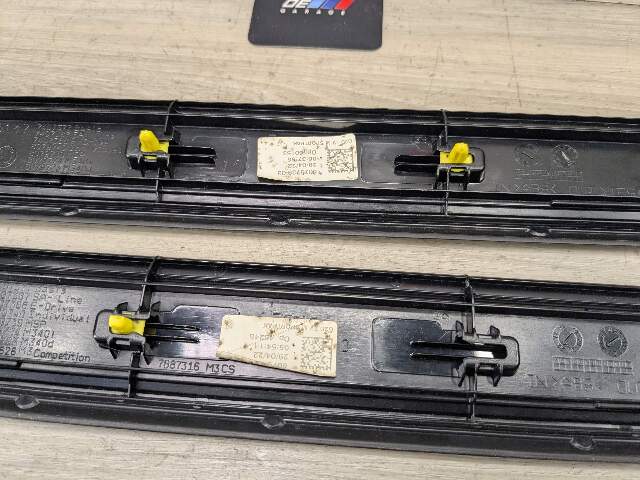 19-24 OEM BMW G20 G21 G26 M SPORT Front Left Right Door Sill Plate Molding Trim
