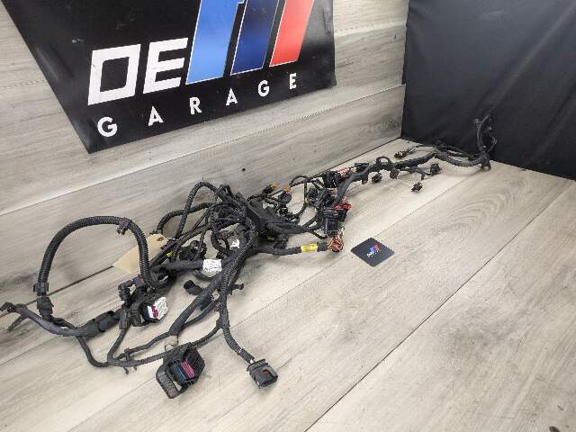 OEM BMW G11 G12 750 G30 M550 AWD Engine N63R Wiring Wire Harness Module 1-4