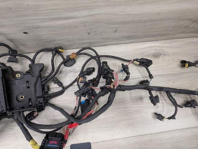OEM BMW G11 G12 750 G30 M550 AWD Engine N63R Wiring Wire Harness Module 1-4