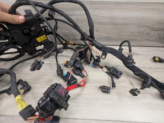 OEM BMW G11 G12 750 G30 M550 AWD Engine N63R Wiring Wire Harness Module 1-4
