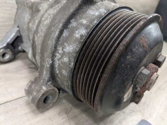 09-14 OEM BMW E70 E71 X5M X6M Power Steering Tandem Pump Pulley Assembly