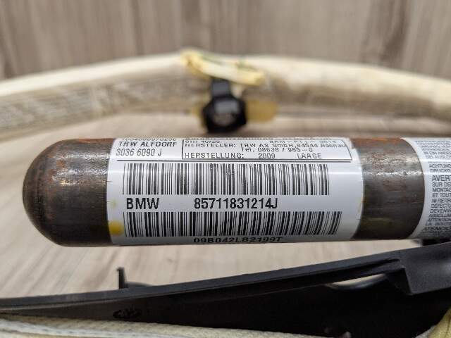 OEM BMW E92 328 335 M3 Right Passenger Side Top Roof Head Air Bag Airbag Curtain