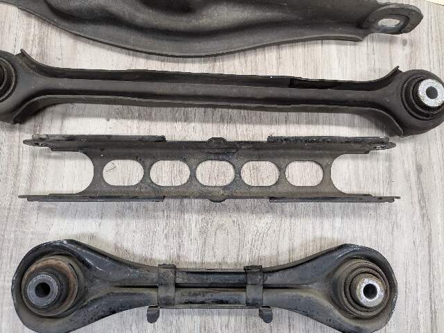 07-13 OEM BMW E88 E90 E92 E93 Rear Left Lower Upper Control Arm Wishbone SET