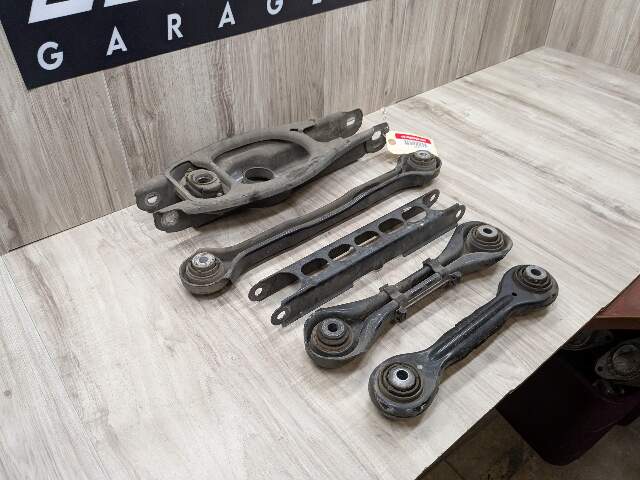 07-13 OEM BMW E88 E90 E92 E93 Rear Left Lower Upper Control Arm Wishbone SET