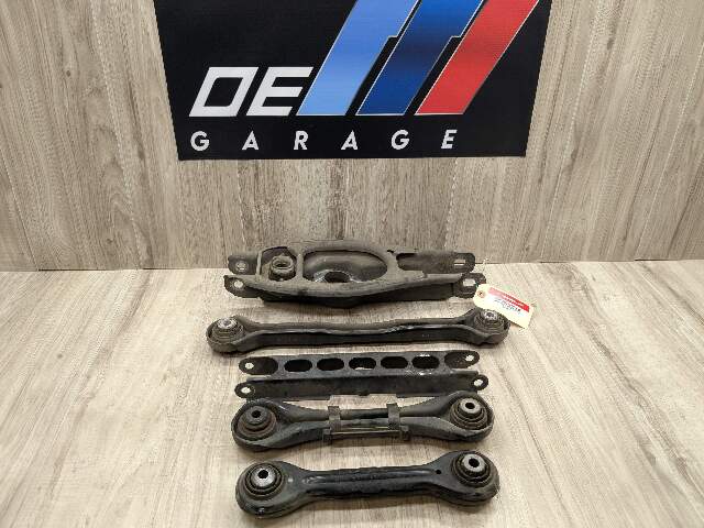 07-13 OEM BMW E88 E90 E92 E93 Rear Left Lower Upper Control Arm Wishbone SET