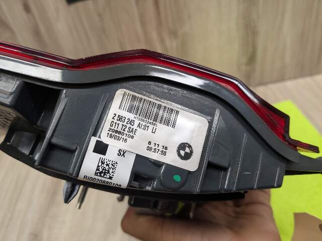 16-19 OEM BMW G11 G12 740 750 Rear Left Driver Side LED Inner Stop Tail Light
