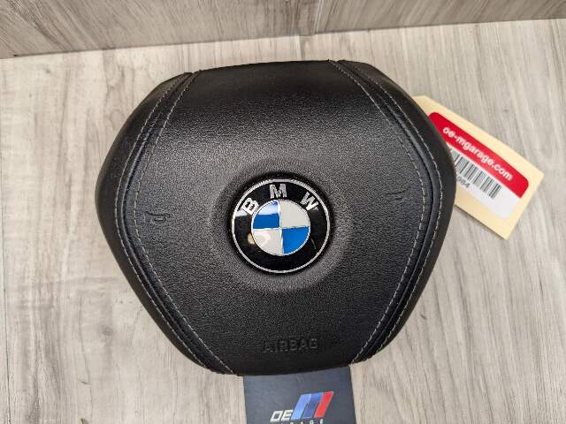 OEM BMW G11 G12 G14 G16 Front Driver Black Leather Steering Wheel Airbag Air Bag