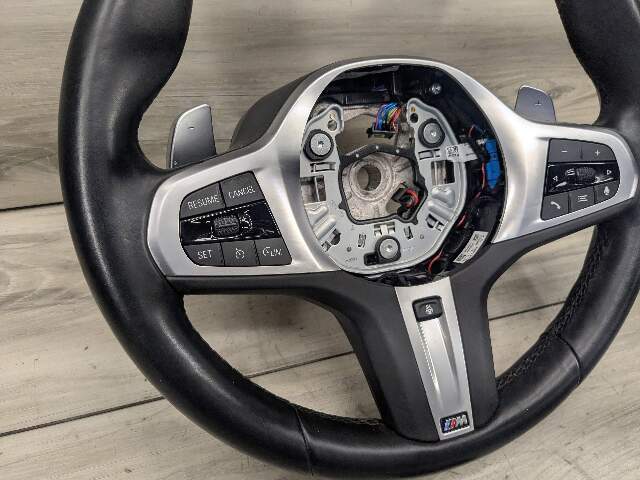OEM BMW F44 G20 G22 G23 G26 G42 Leather Steering Wheel M SPORT Shifters HEATED