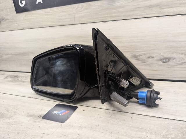 09-12 OEM BMW F01 F02 Left Driver Side Mirror Camera SHADOW GLOSS Assembly