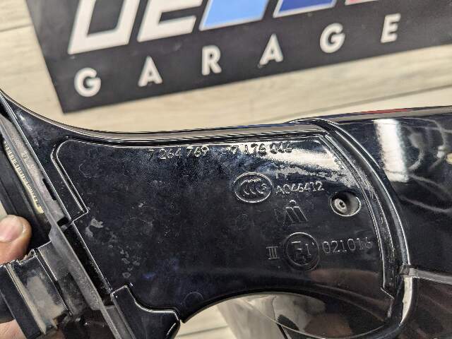 09-12 OEM BMW F01 F02 Left Driver Side Mirror Camera SHADOW GLOSS Assembly