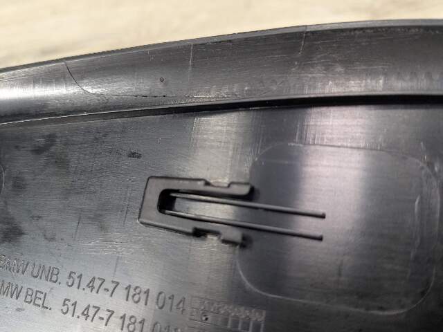 09-15 OEM BMW F01 740 750 M SPORT Rear Right Passenger Door Sill Molding Trim