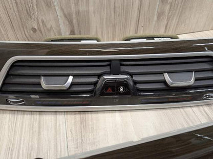 16-19 OEM BMW G12 750 Center Dash Doors Air Vent Wood Interior Light Trim SET