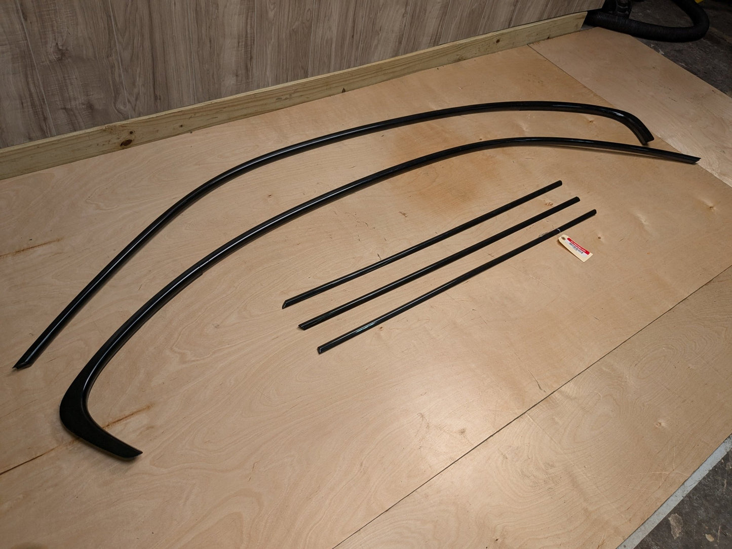 *15-20 OEM BMW F80 M3 F30 BLACK GLOSSY Shadow Line Frame Molding Door Body Trim