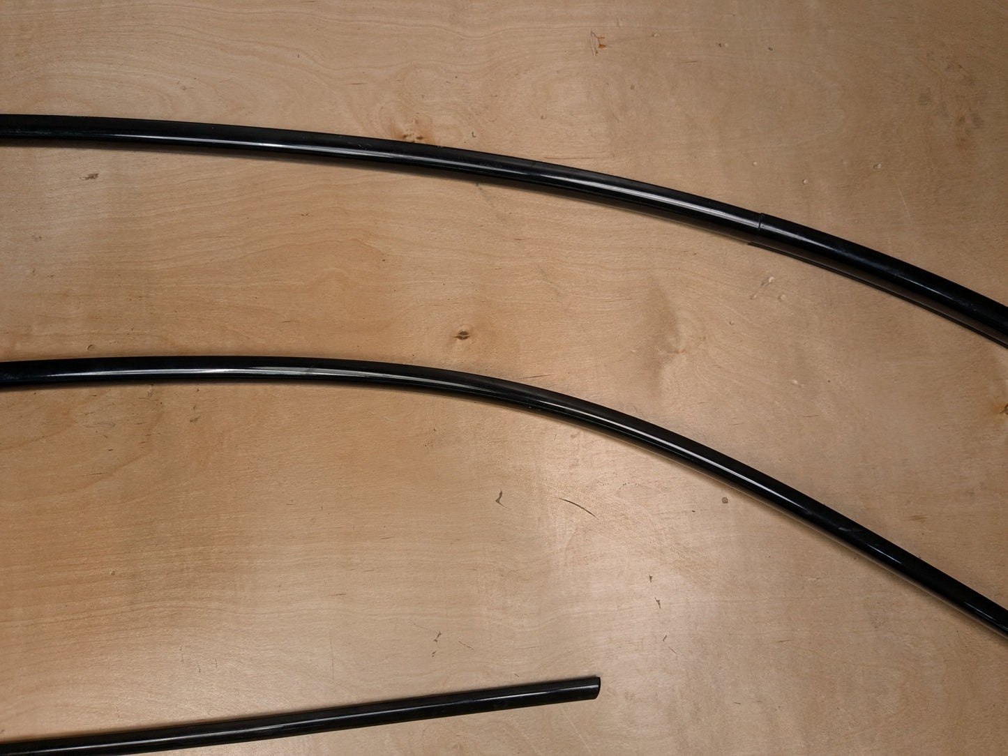*15-20 OEM BMW F80 M3 F30 BLACK GLOSSY Shadow Line Frame Molding Door Body Trim