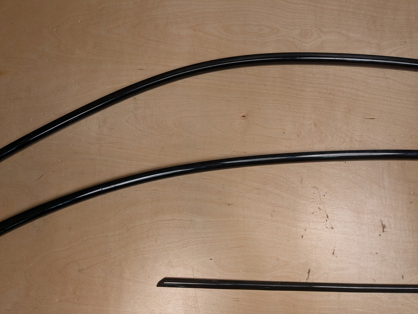 *15-20 OEM BMW F80 M3 F30 BLACK GLOSSY Shadow Line Frame Molding Door Body Trim