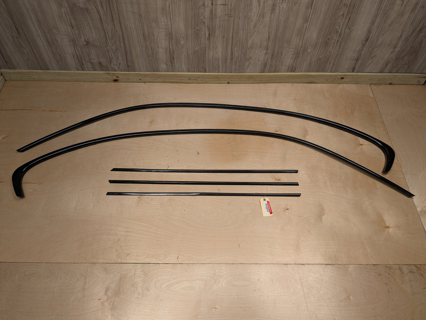 *15-20 OEM BMW F80 M3 F30 BLACK GLOSSY Shadow Line Frame Molding Door Body Trim