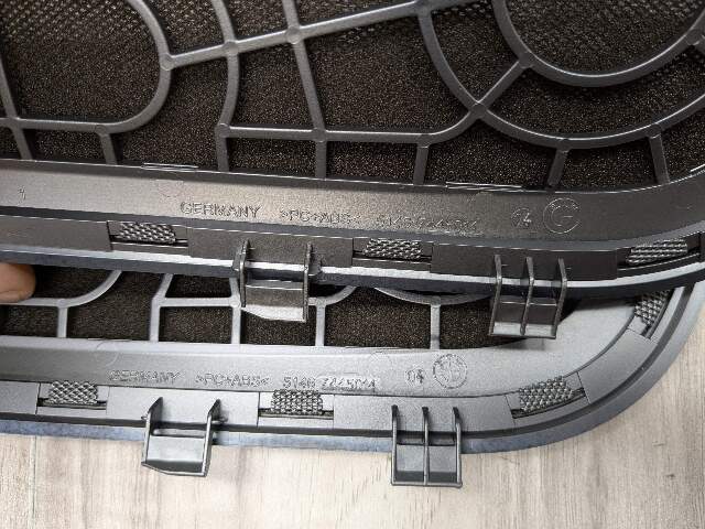 OEM BMW G11 G12 740 750 B7 Rear Deck Shelf Speaker Trim HARMON KARDON Cover PAIR