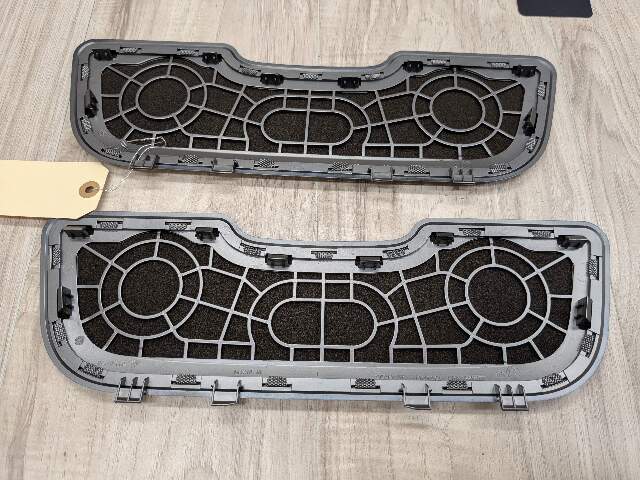 OEM BMW G11 G12 740 750 B7 Rear Deck Shelf Speaker Trim HARMON KARDON Cover PAIR