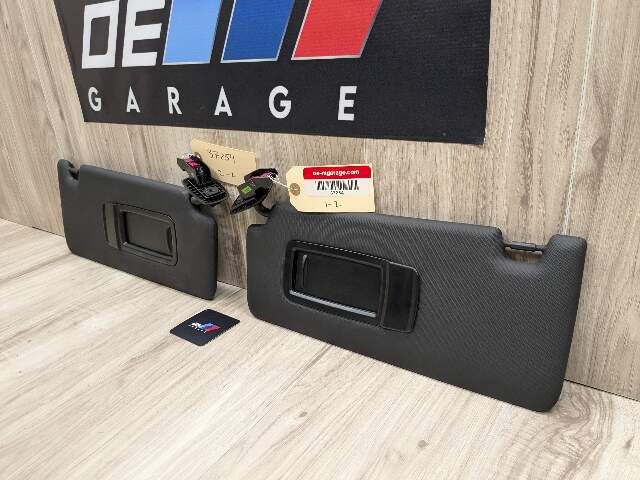 OEM BMW G22 G26 G42 G82 G87 M2 Left Right Interior Sun Visor Shade Black