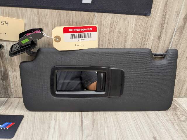 OEM BMW G22 G26 G42 G82 G87 M2 Left Right Interior Sun Visor Shade Black