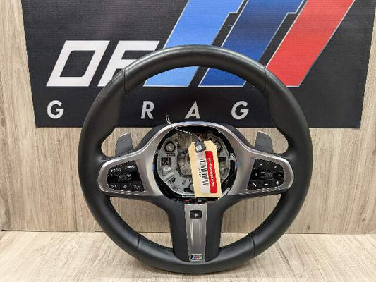 *OEM BMW F44 G20 G22 G23 G26 G42 Leather Steering Wheel M SPORT Shifters HEATED