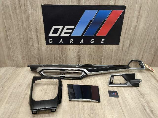 22-25 OEM BMW G42 230 M240 Center Console Dash Panel Interior Trim SET Gloss