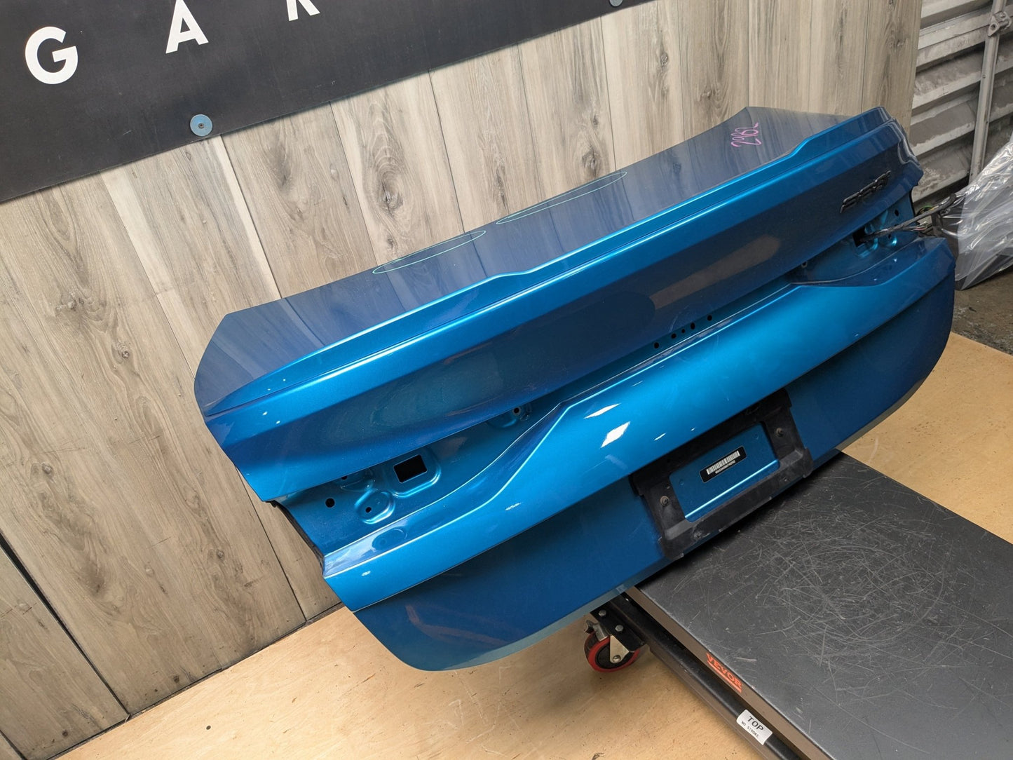 *20-24 OEM BMW F44 228 M235 Rear Trunk Lid Panel Deck Shell Blue C1G