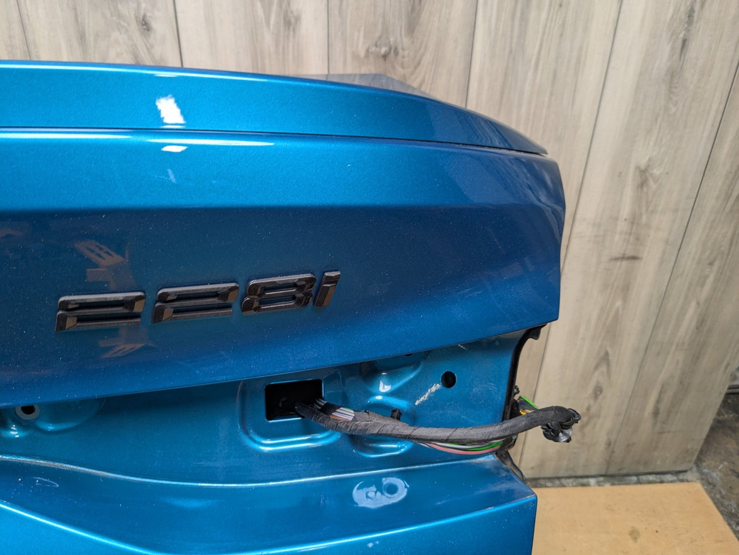 *20-24 OEM BMW F44 228 M235 Rear Trunk Lid Panel Deck Shell Blue C1G