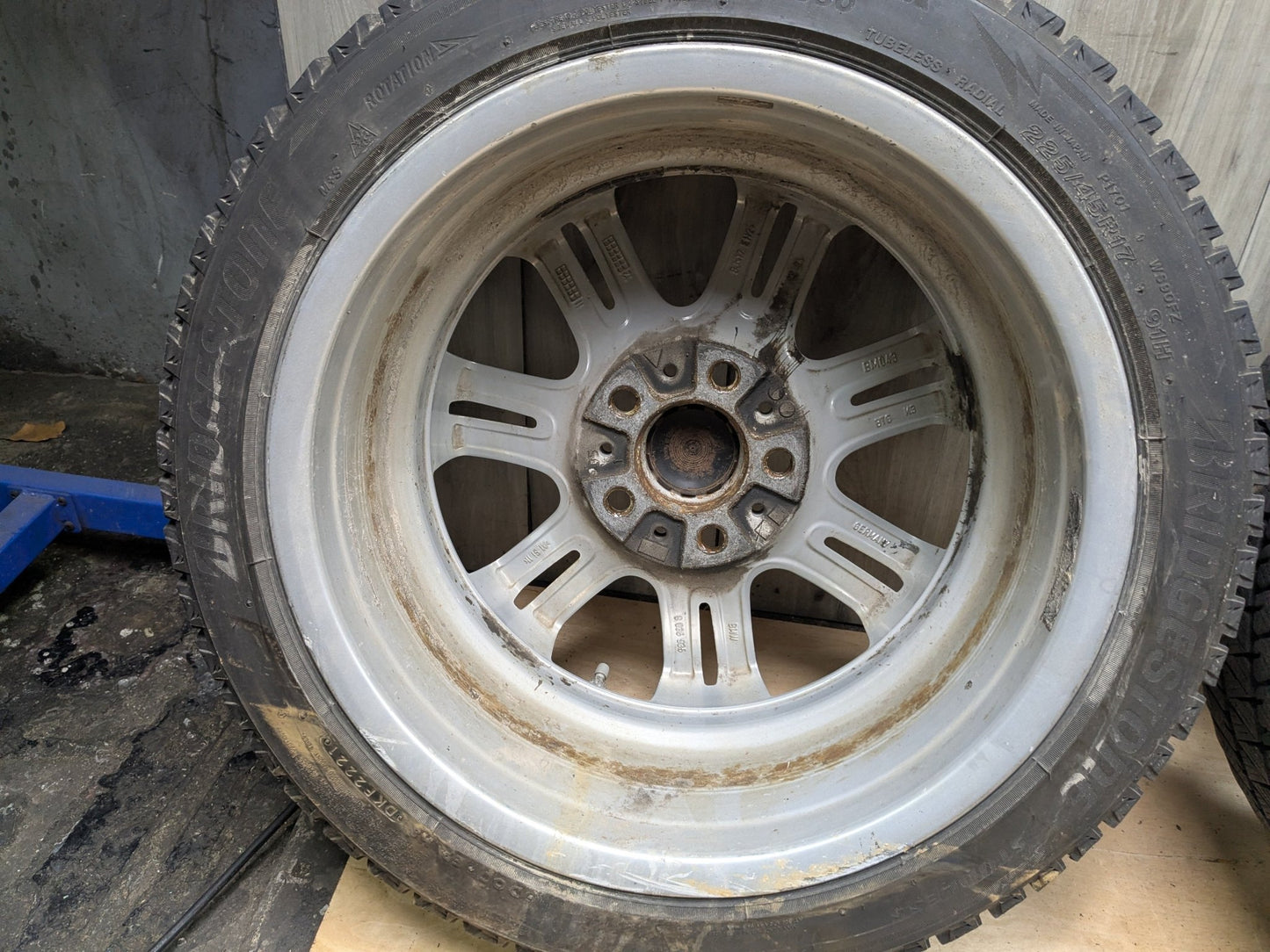 OEM BMW E90 E92 E93 Wheels Rims *Tires* 17x8.5 ET34 M Double Spoke Style 194 SET