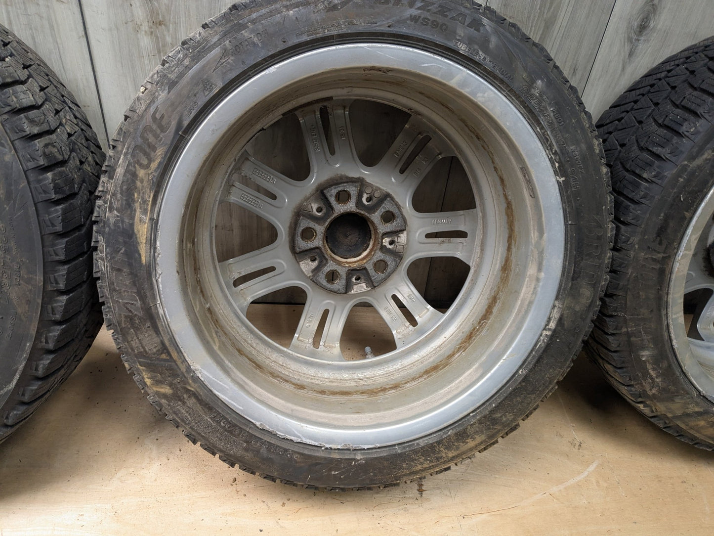 OEM BMW E90 E92 E93 Wheels Rims *Tires* 17x8.5 ET34 M Double Spoke Style 194 SET