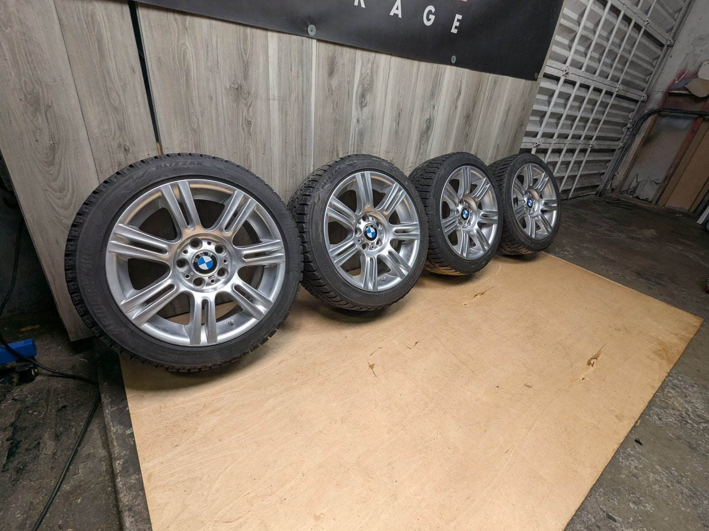 OEM BMW E90 E92 E93 Wheels Rims *Tires* 17x8.5 ET34 M Double Spoke Style 194 SET