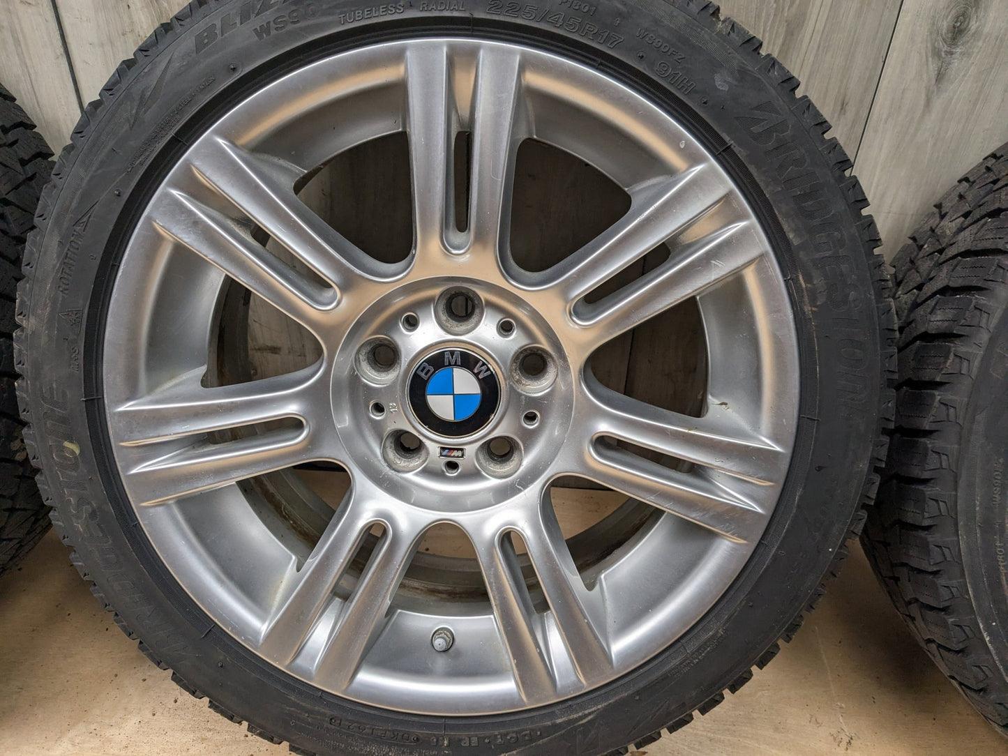 OEM BMW E90 E92 E93 Wheels Rims *Tires* 17x8.5 ET34 M Double Spoke Style 194 SET