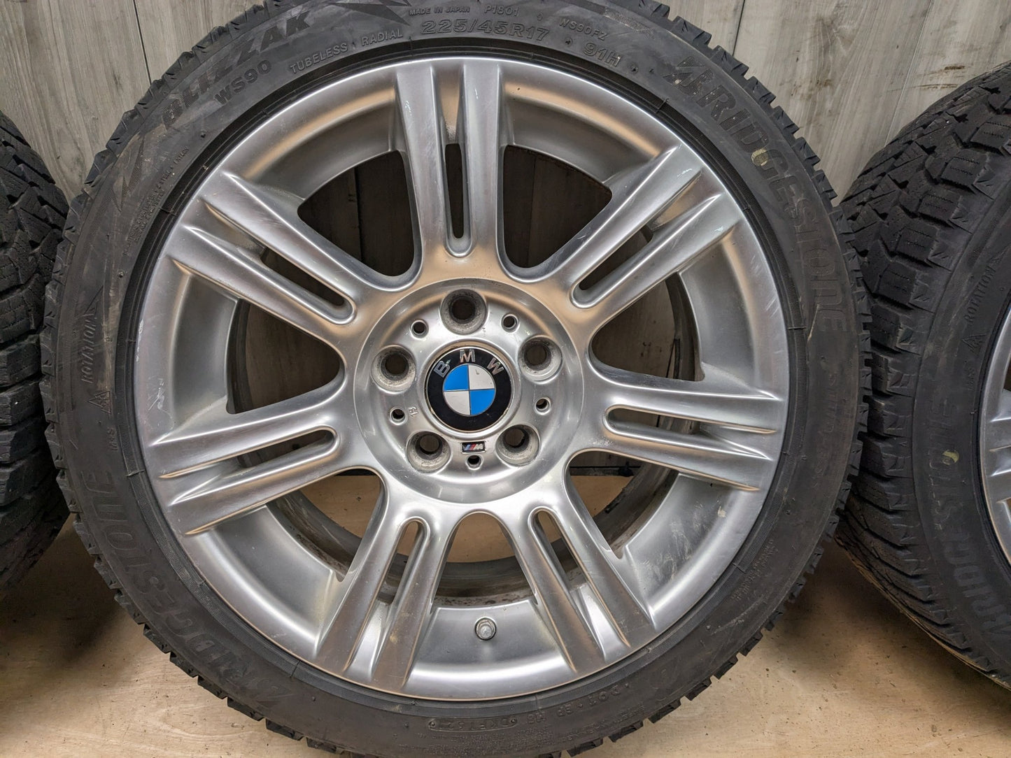 OEM BMW E90 E92 E93 Wheels Rims *Tires* 17x8.5 ET34 M Double Spoke Style 194 SET