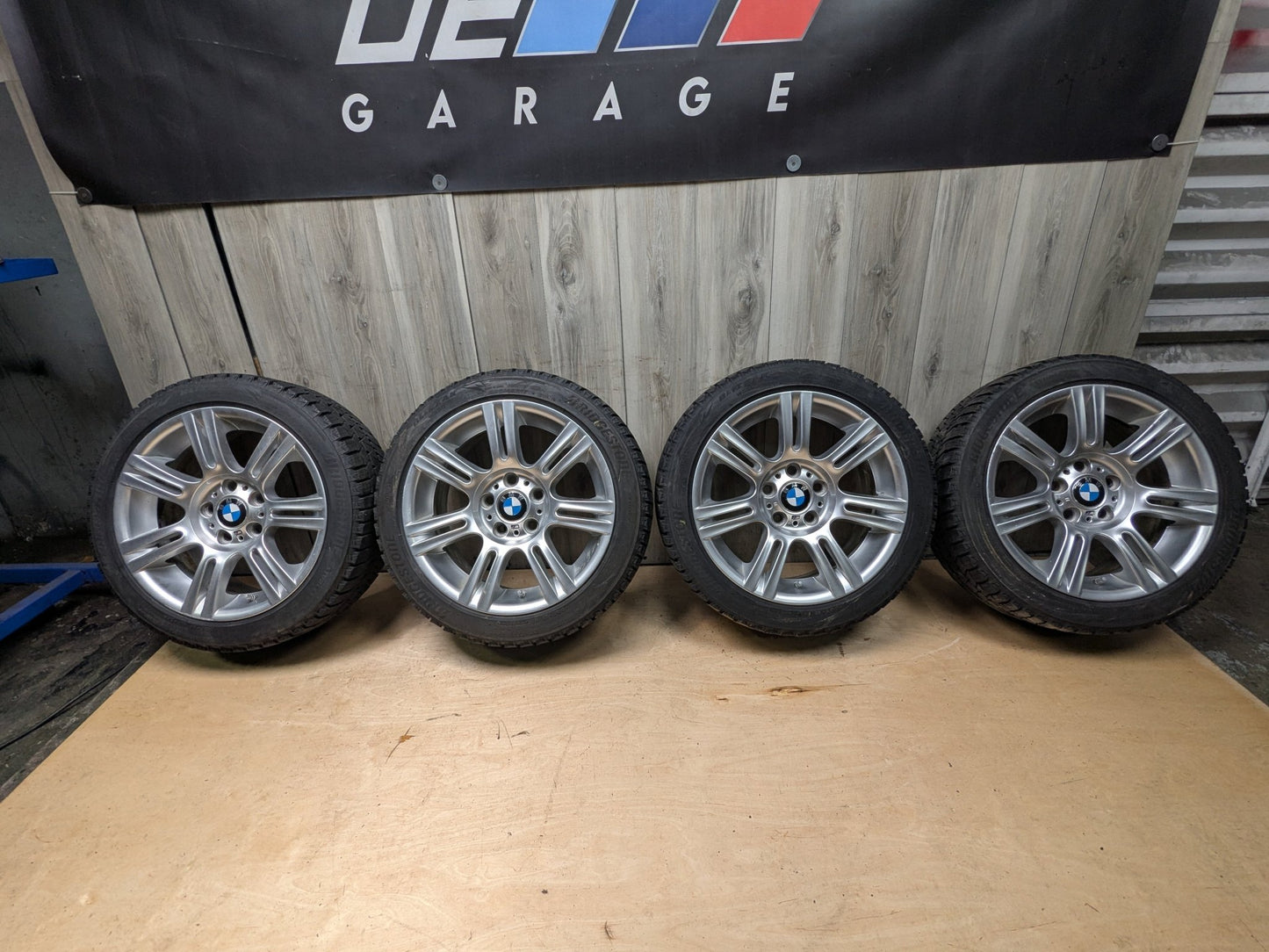 OEM BMW E90 E92 E93 Wheels Rims *Tires* 17x8.5 ET34 M Double Spoke Style 194 SET