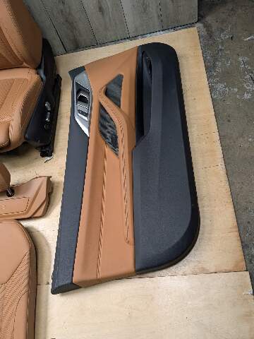 21-24 OEM BMW G23 430 M440 Front Rear BROWN Interior Seats Door Panels