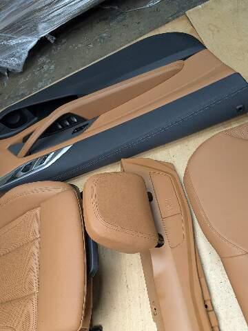 21-24 OEM BMW G23 430 M440 Front Rear BROWN Interior Seats Door Panels